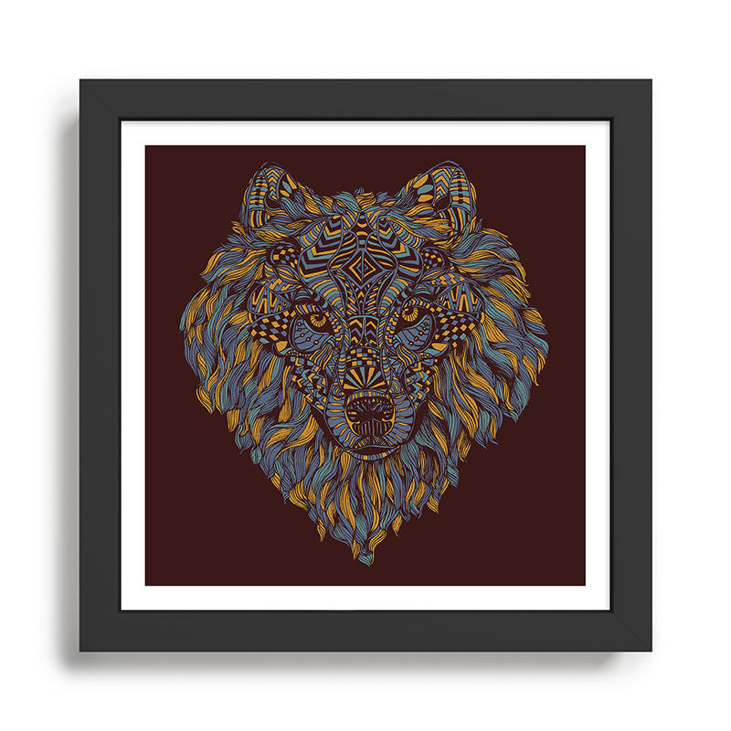 Wolf (Lone) 2.0 Framed Art Print Gallery Image 1