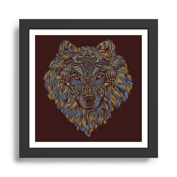 Wolf (Lone) 2.0 Framed Art Print Gallery Image 1