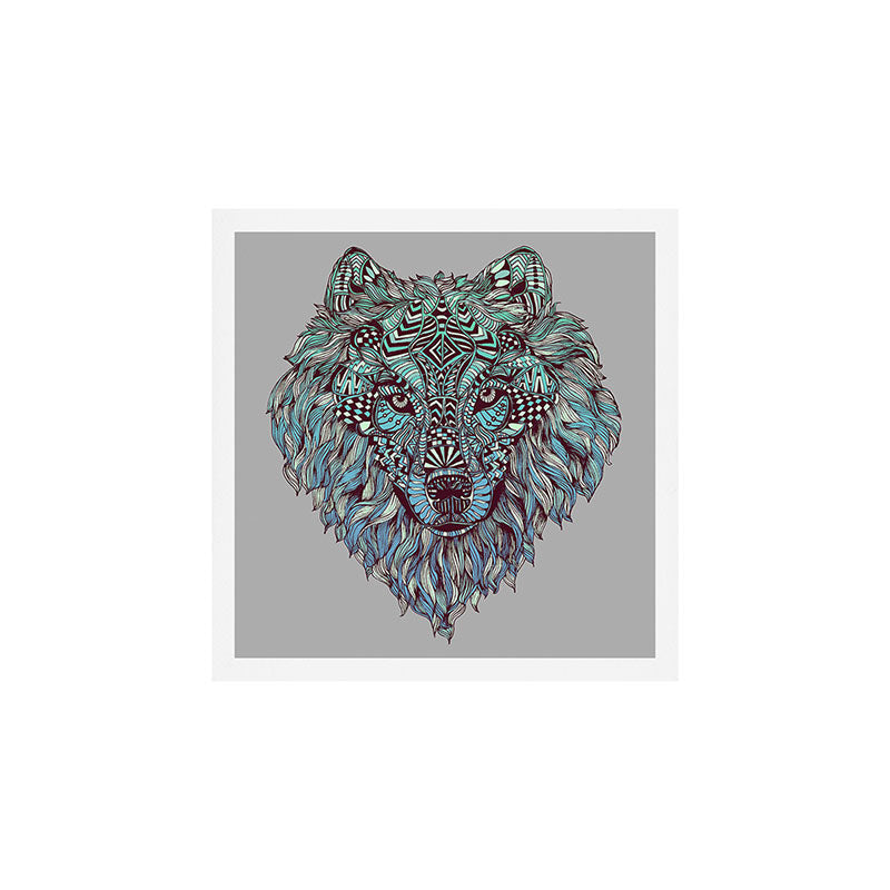 Wolf (Lone) Art Print Gallery Image 1
