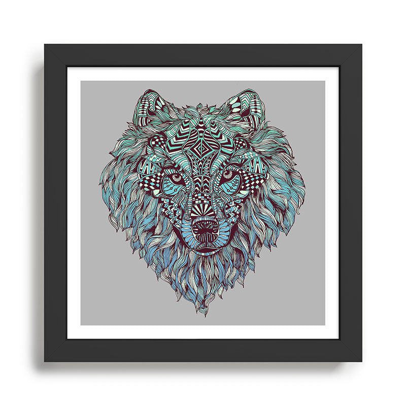 Wolf (Lone) Framed Art Print Gallery Image 1