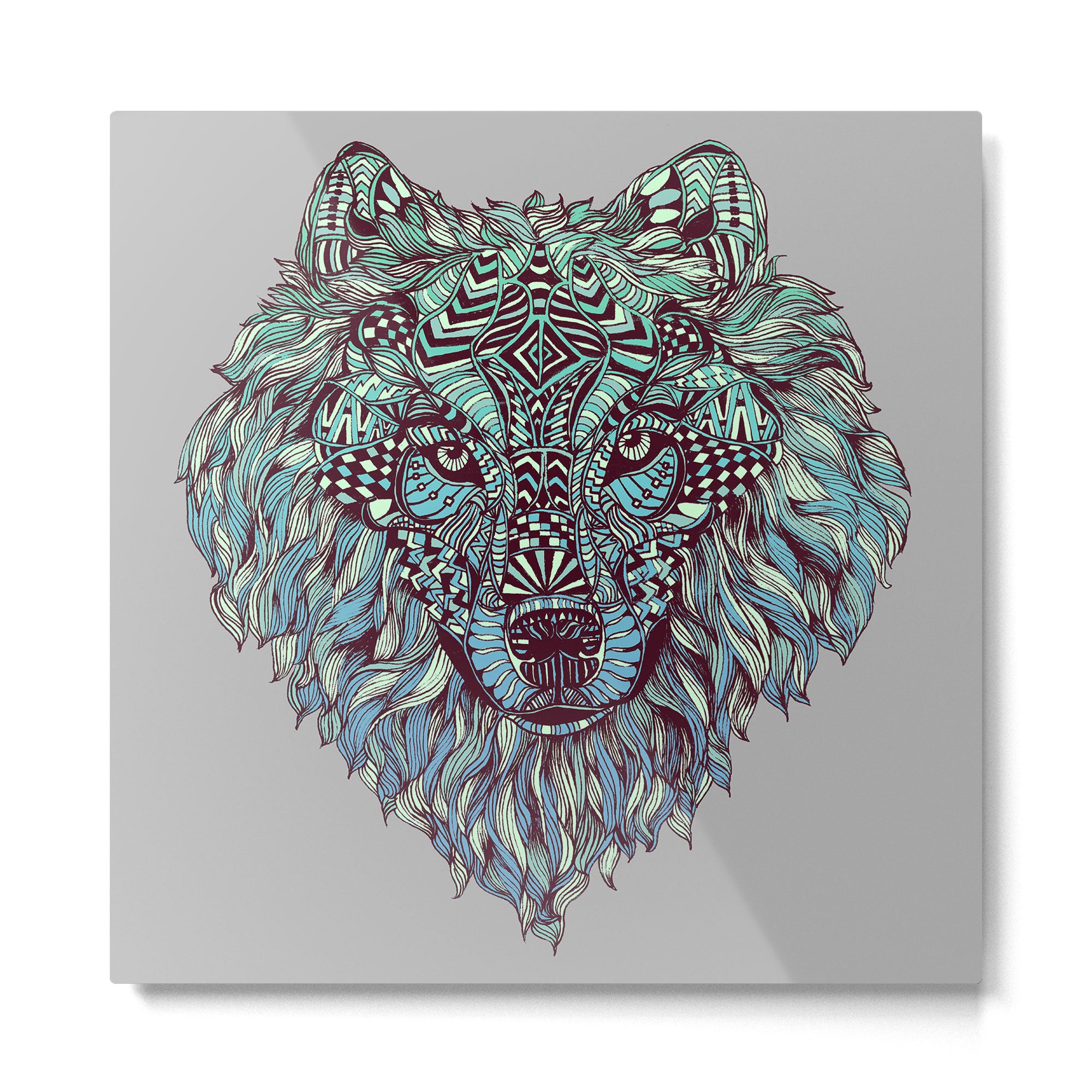 Wolf (Lone) Metal Print Gallery Image 2