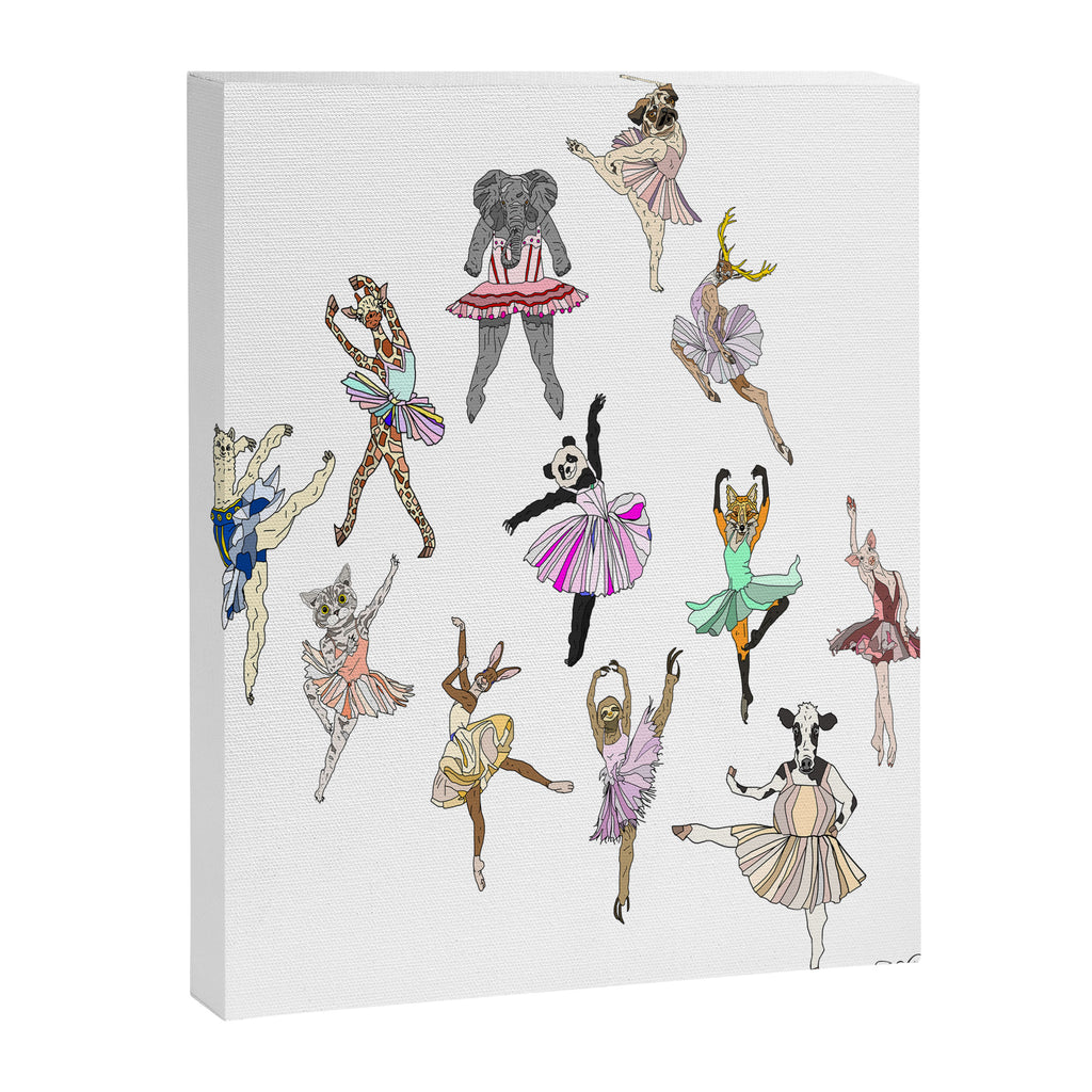 Animal Ballerinas Canvas Print Gallery Image 8