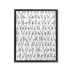 BUTTS Butts butts Black White Framed Canvas Print Gallery Image 8