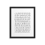 BUTTS Butts butts Black White Framed Art Print Gallery Image 6
