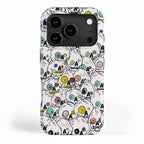 Cute Tiny Skulls iPhone Case Gallery Image 1
