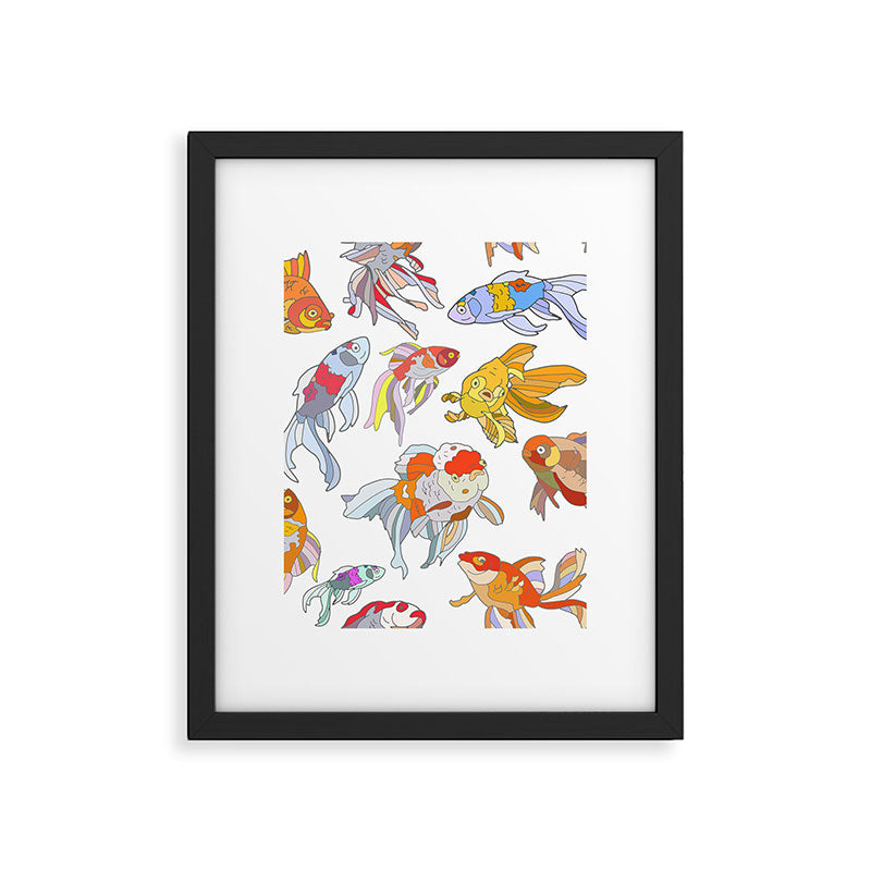 FISH FISH FISH Framed Art Print Gallery Image 6