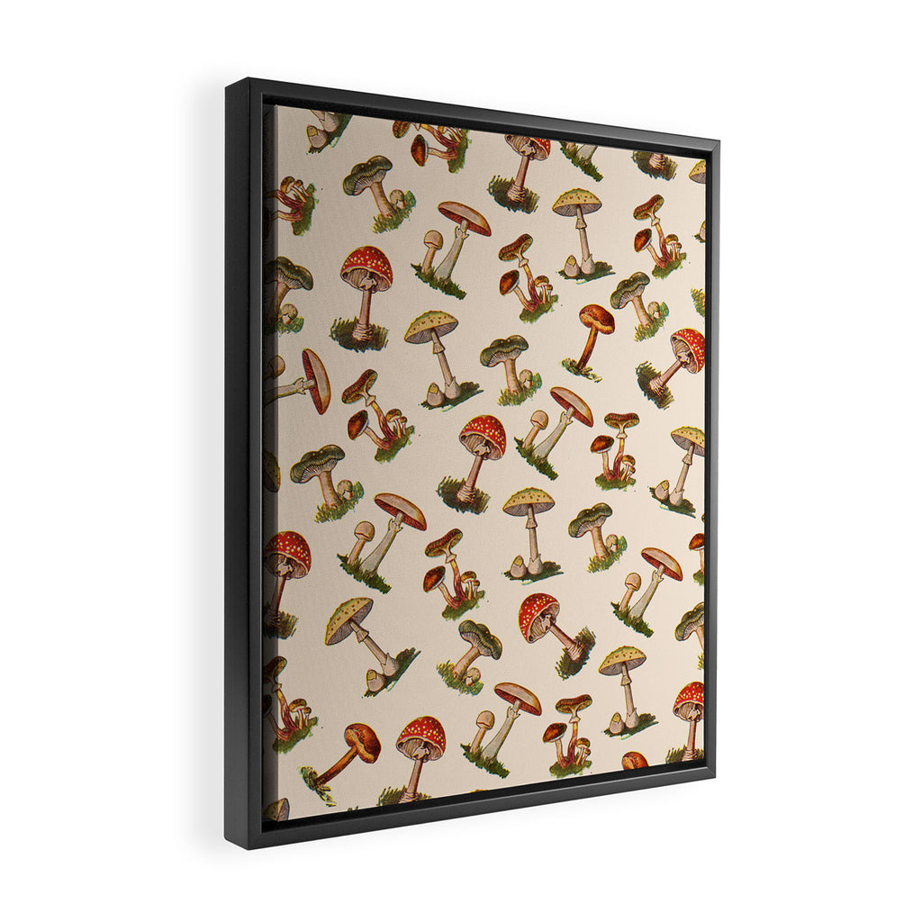 Magical Mushrooms Framed Canvas Print Gallery Image 2