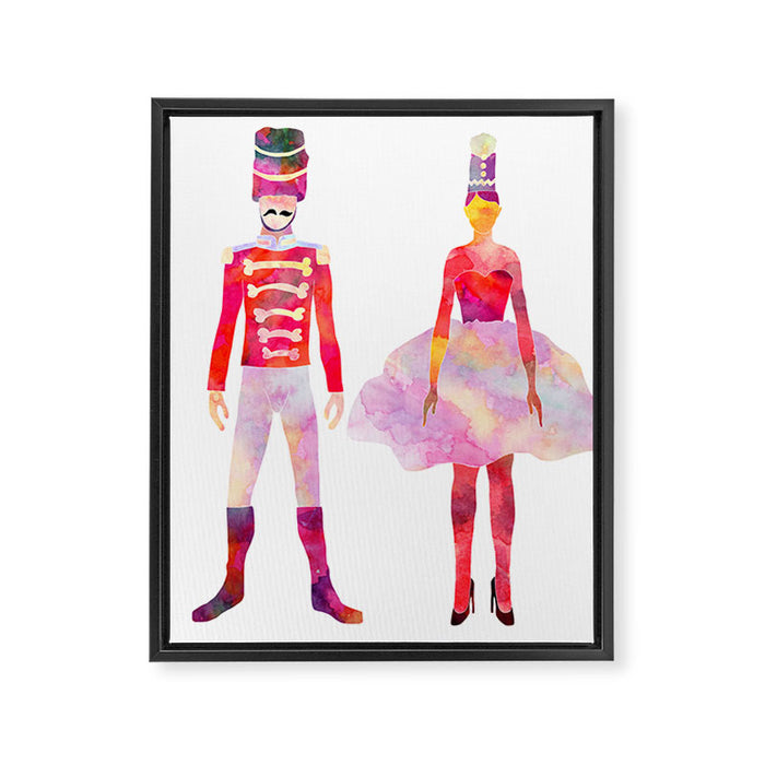 Nutcracker Ballet Framed Canvas Print Gallery Image 1