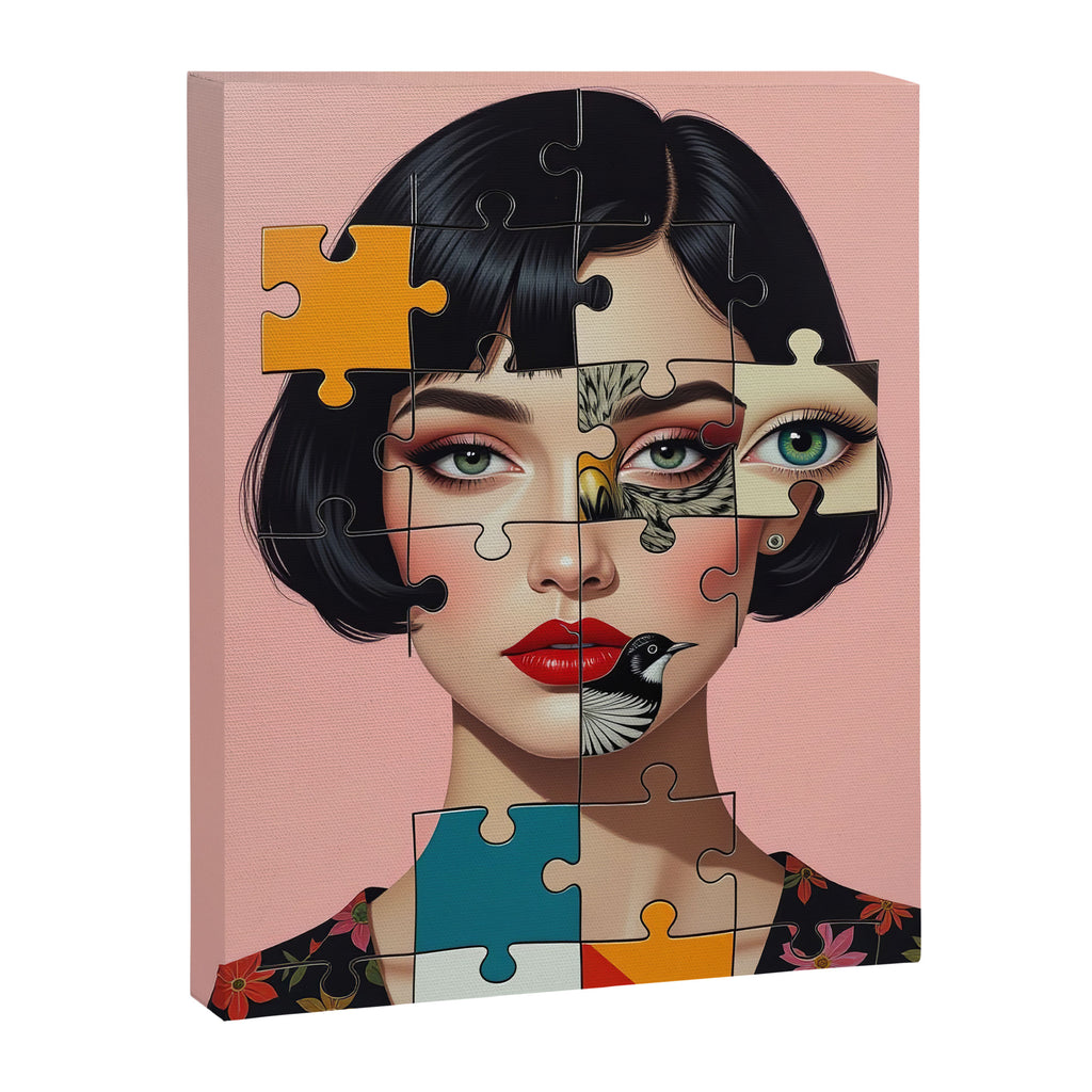 Puzzle Girl Lulu Canvas Print Gallery Image 8