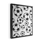 Soccer Balls Framed Canvas Print Gallery Image 2