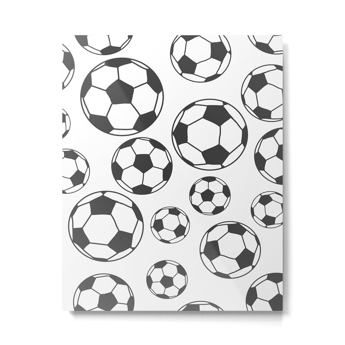 Soccer Balls Metal Print Gallery Image 1