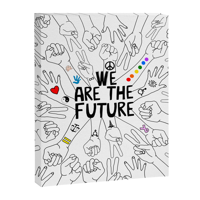 We Are The Future Tattoos Part 1 Canvas Print Gallery Image 1
