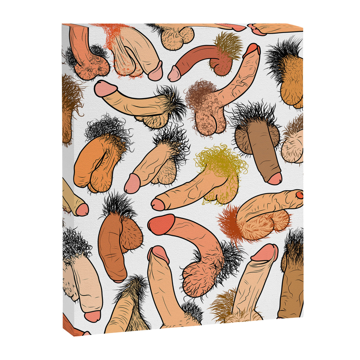Weenies Peens Schlongs  Canvas Print Gallery Image 8