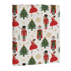 Retro Nutcracker and Ballerina Christmas Pattern Canvas Print Gallery Image 8
