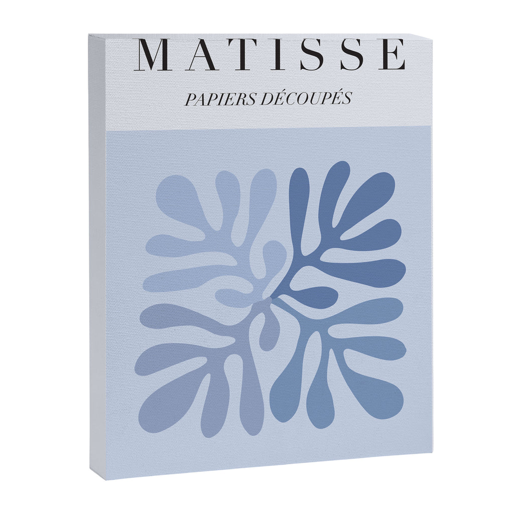 Blue Matisse Exhibition Poster - Light Blue Henri Matisse Cut Outs Vintage Poster Matisse Canvas Print Gallery Image 6