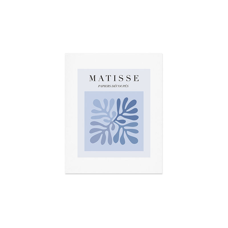 Blue Matisse Exhibition Poster - Light Blue Henri Matisse Cut Outs Vintage Poster Matisse Art Print