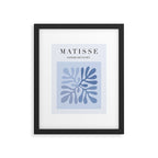 Blue Matisse Exhibition Poster - Light Blue Henri Matisse Cut Outs Vintage Poster Matisse Framed Art Print Gallery Image 5