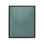 AEGEAN TEAL Dusty Solid Color Plain Neutral Earthy Tone  Framed Canvas Print Gallery Image 8