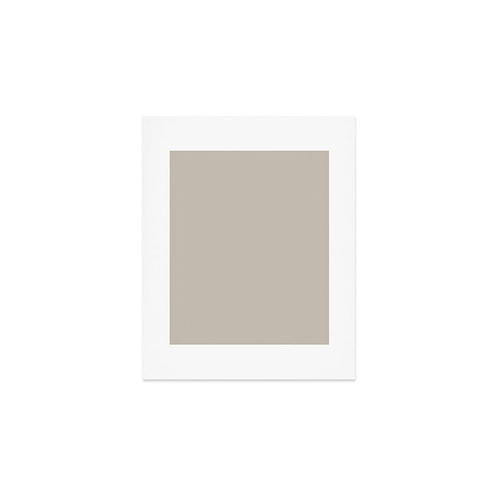 Agreeable Gray light neutral solid color  Art Print Gallery Image 1
