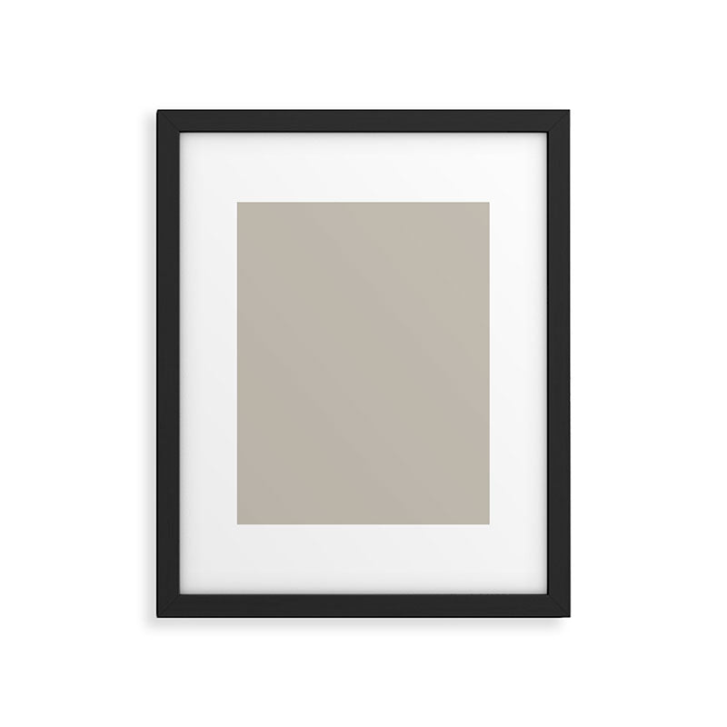 Agreeable Gray light neutral solid color  Framed Art Print Gallery Image 6