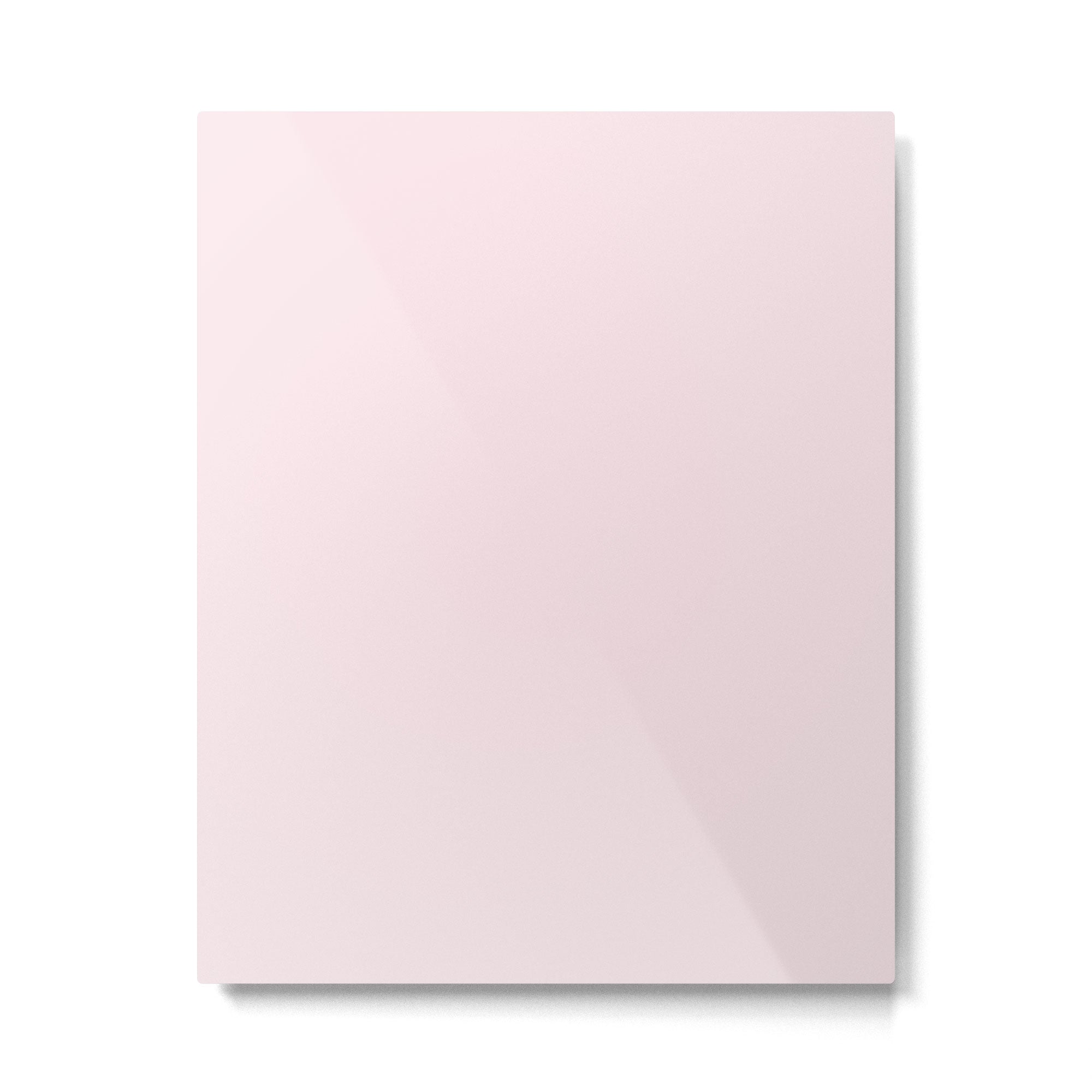 Baby Pink  Pale Pastel Colid Color Soft Pink Shade Plain Pattern  Metal Print Gallery Image 6