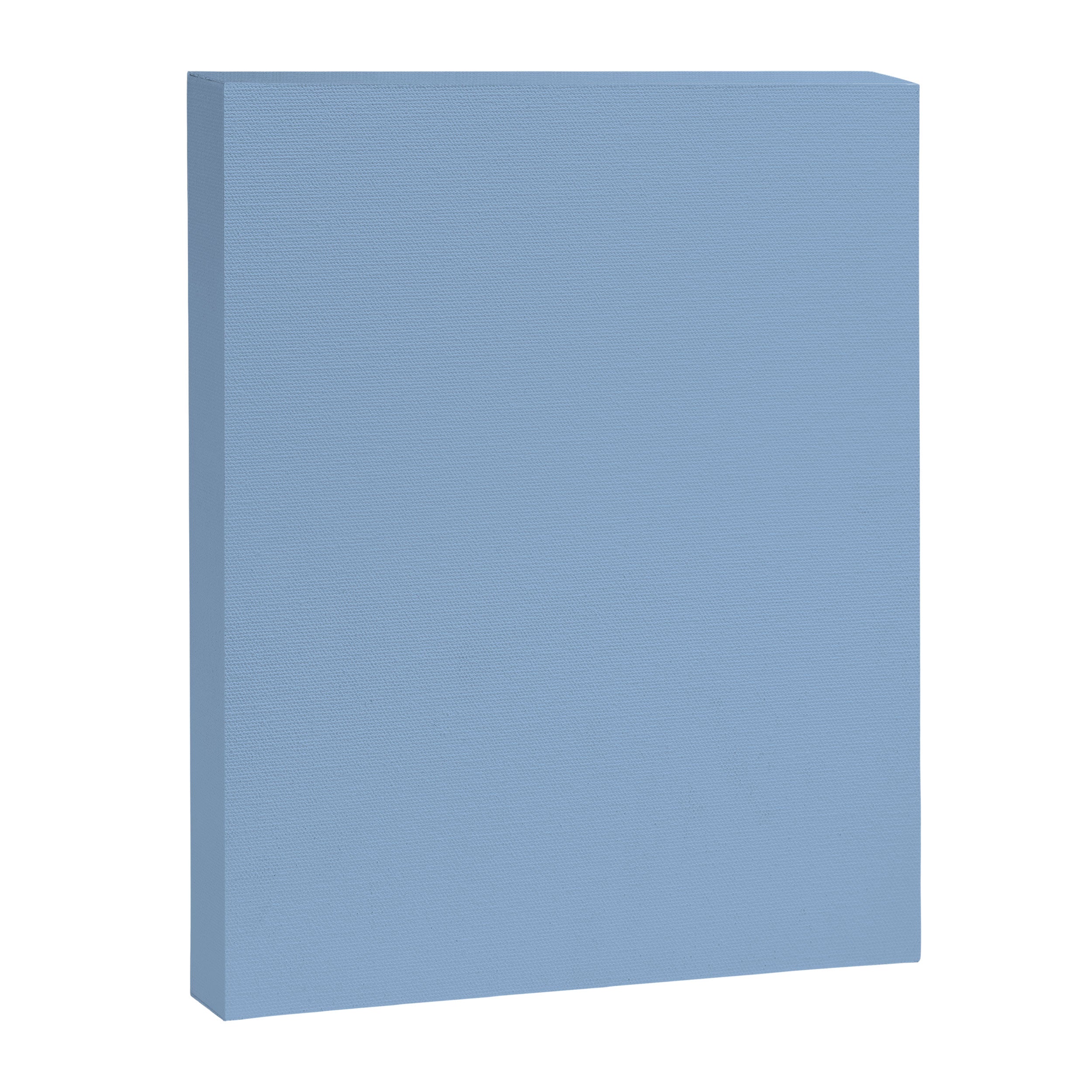Blue Bell light pastel solid color Canvas Print Gallery Image 8