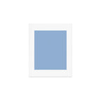 Blue Bell light pastel solid color Art Print Gallery Image 1