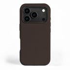 COCOA BROWN SOLID COLOR Dark Chocolate Plain Pattern  iPhone Case Gallery Image 1