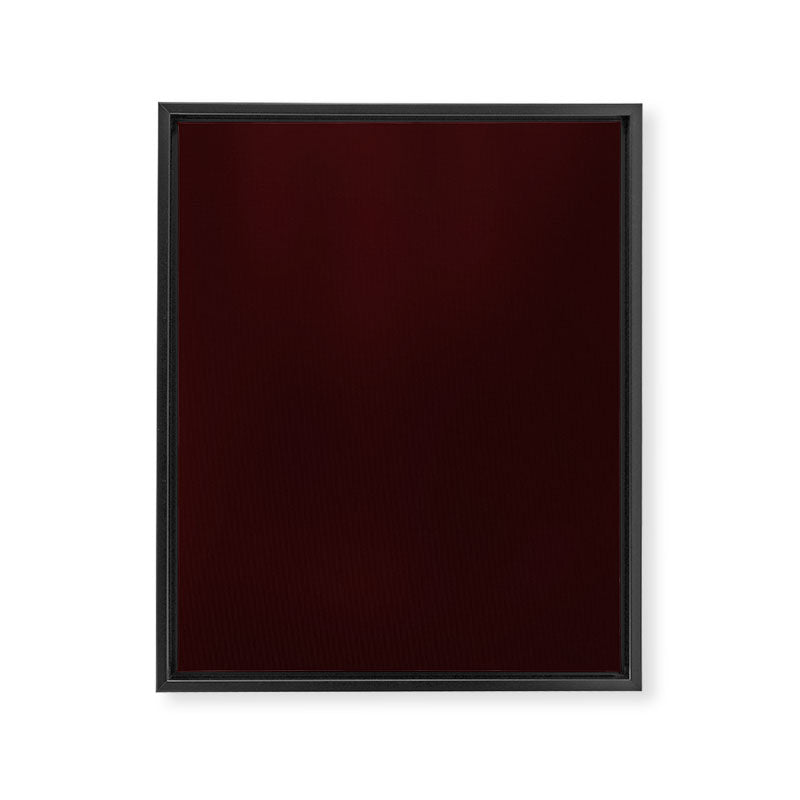 Dark Maroon Broown Solid Color Plain Earth Tone Modern Abstract  Framed Canvas Print Gallery Image 8