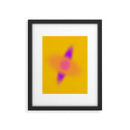 Fuzzy Lights Modern Abastract Illustration  Framed Art Print Gallery Image 6