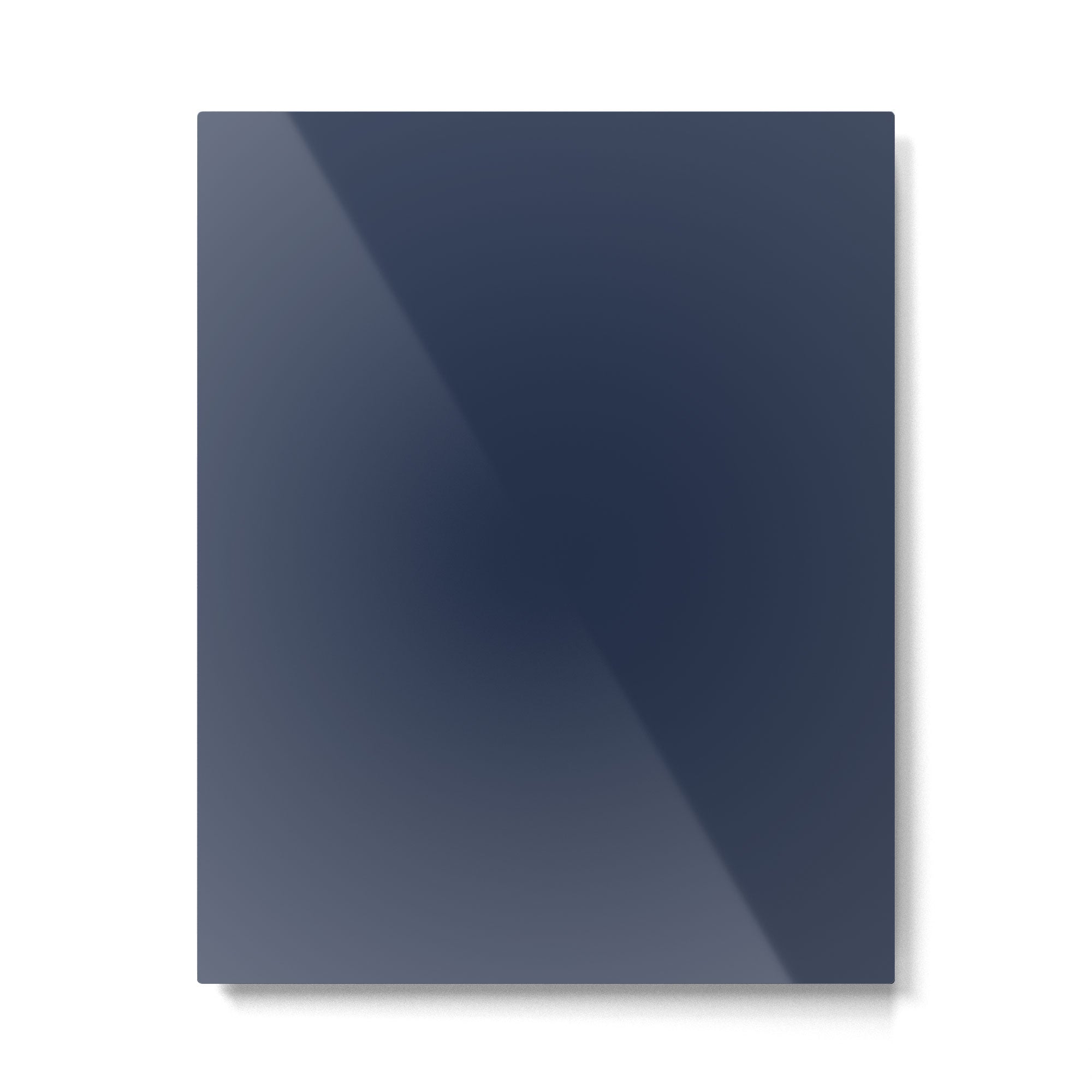 INDIGO BLUE Deep Navy solid color Metal Print Gallery Image 6