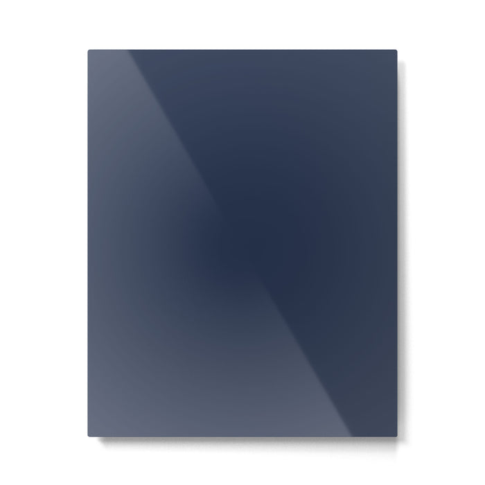 INDIGO BLUE Deep Navy solid color Metal Print Gallery Image 1