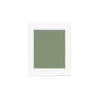 LAUREL TREE SOLID COLOR Plain Muted Green Shade Art Print Gallery Image 1