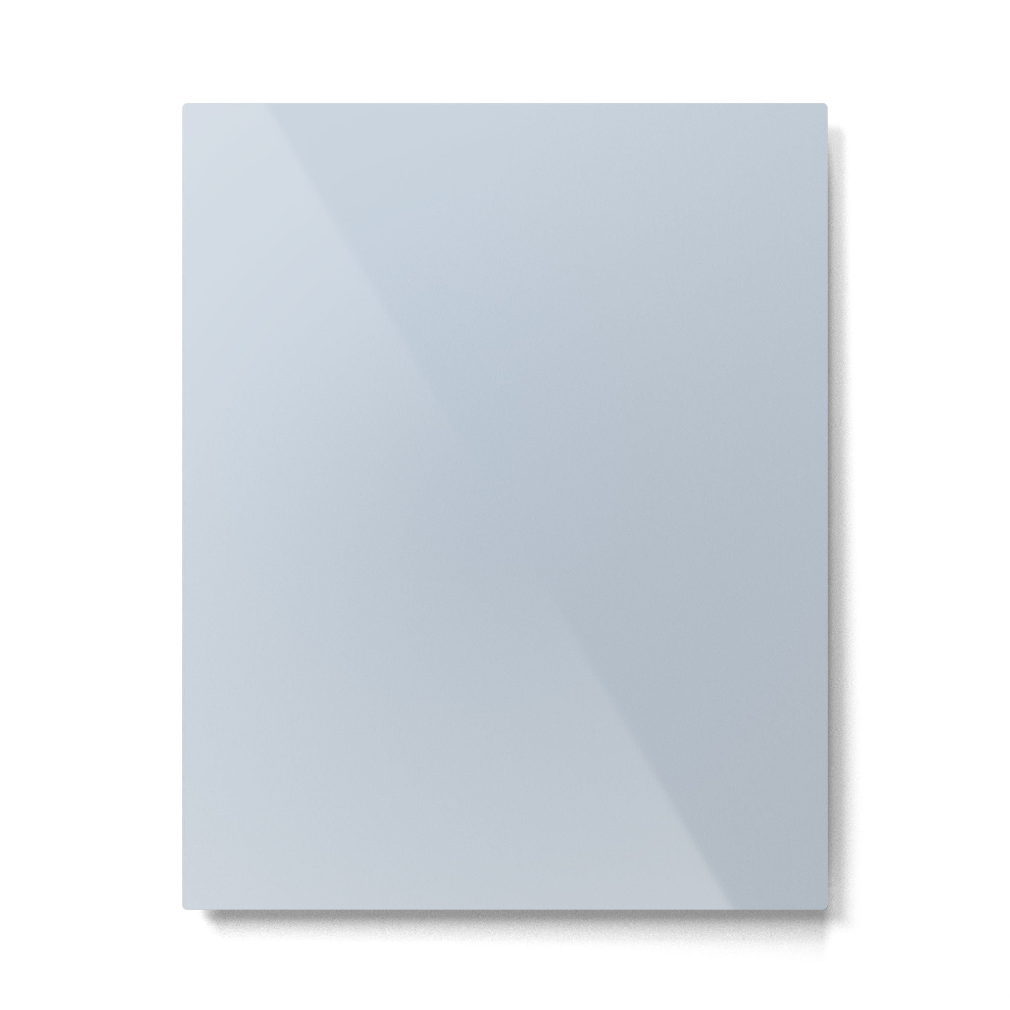 Light Periwinkle pale pastel shade of dried blue flower solid color modern abstract pattern  Metal Print Gallery Image 6