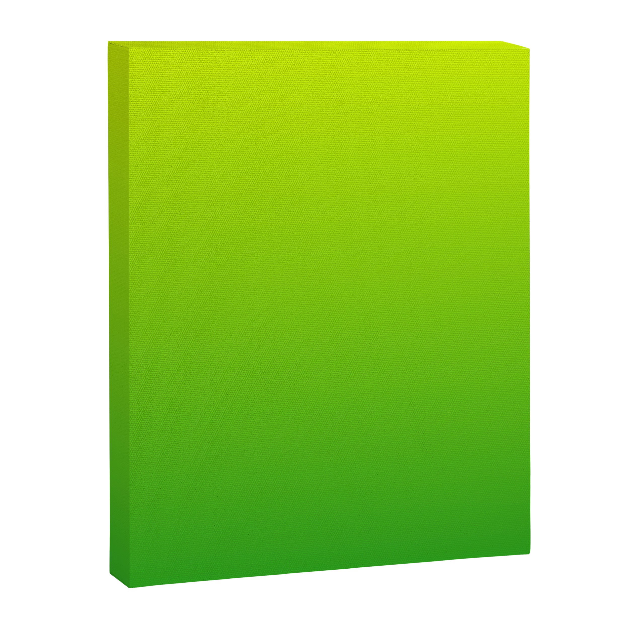 LIME GREEN OMBRE COLOR Canvas Print Gallery Image 8