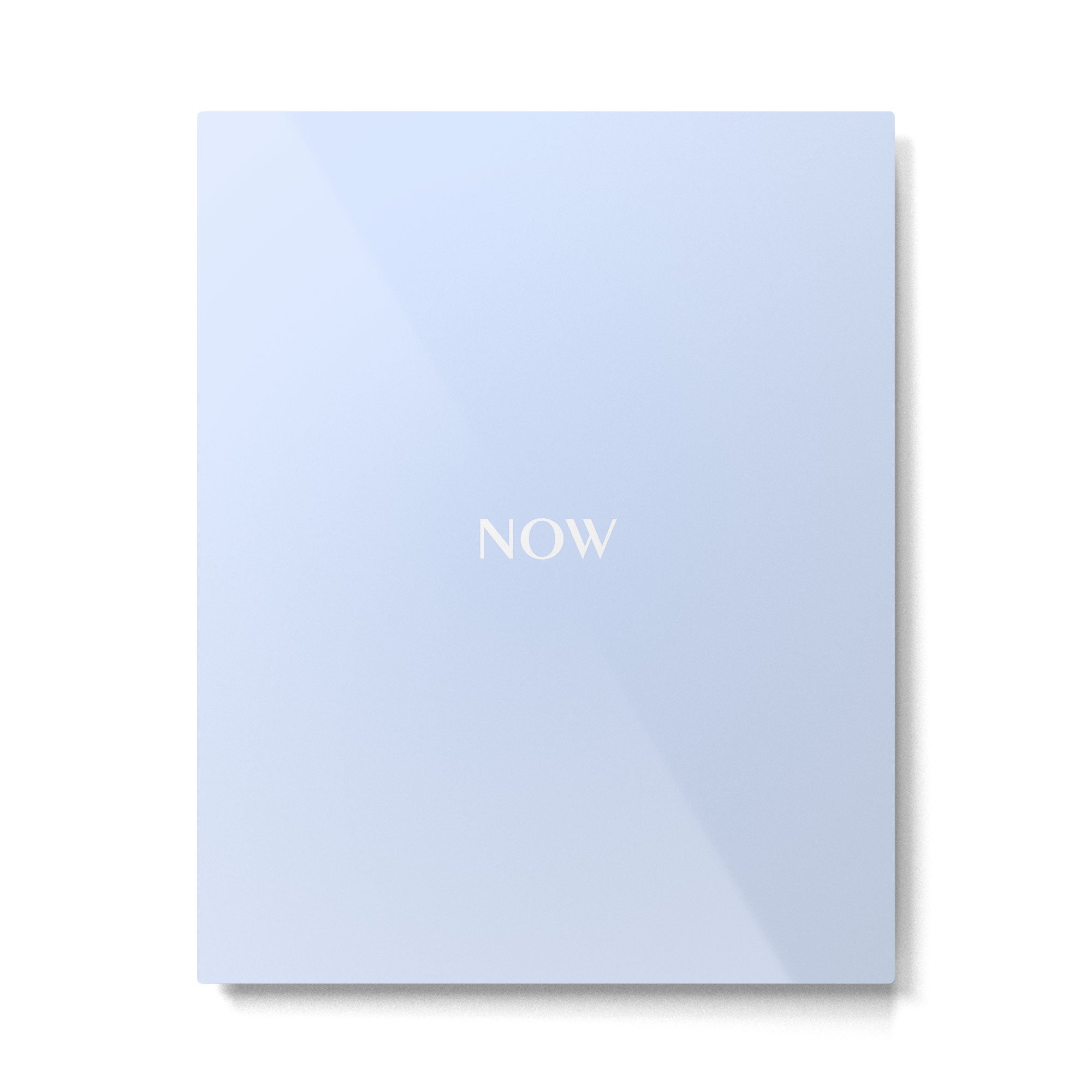 NOW BABY BLUE Pastel Solid Color Shabby Chic Abstract  Metal Print Gallery Image 6