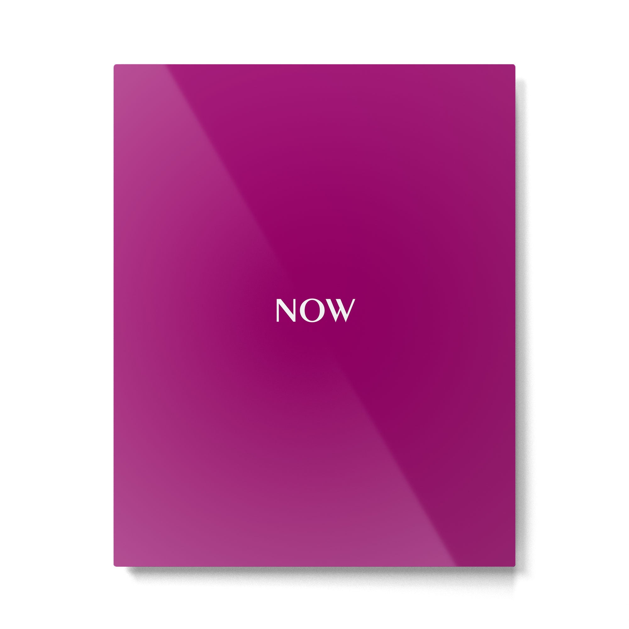 NOW MAGENTA SOLID COLOR Metal Print Gallery Image 6