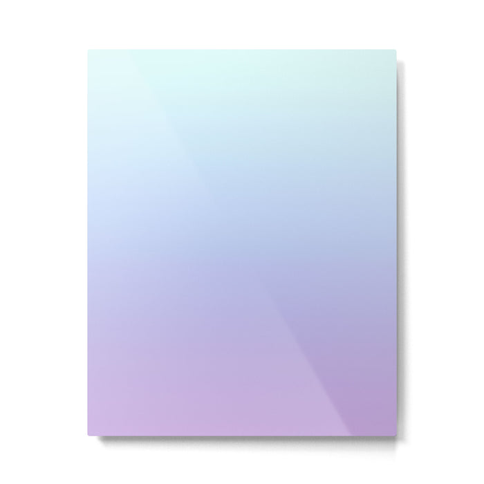 Ombre Color Lavender Blue Shade Metal Print Gallery Image 1