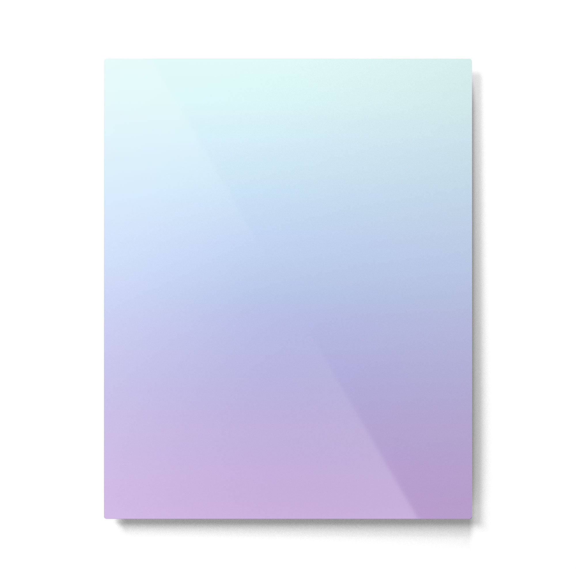 Ombre Color Lavender Blue Shade Metal Print Gallery Image 6