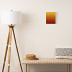 OMBRE RUST YELLOW COLOR Canvas Print Gallery Image 2