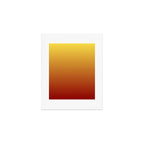 OMBRE RUST YELLOW COLOR Art Print Gallery Image 1