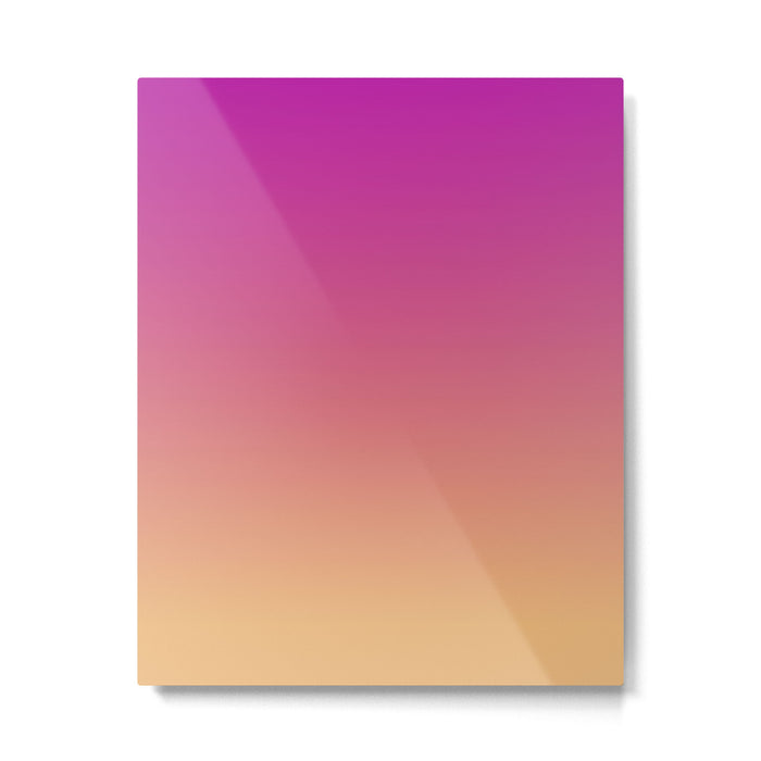Purple Sunset Ombre Color Metal Print Gallery Image 1