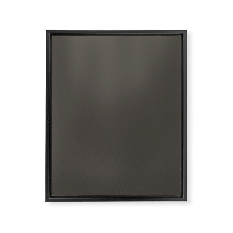 URBANE BRONZE solid color Framed Canvas Print Gallery Image 8