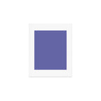 Veri Peri Solid Color Plain Perowinkle Blue Modern Abstract  Art Print Gallery Image 1