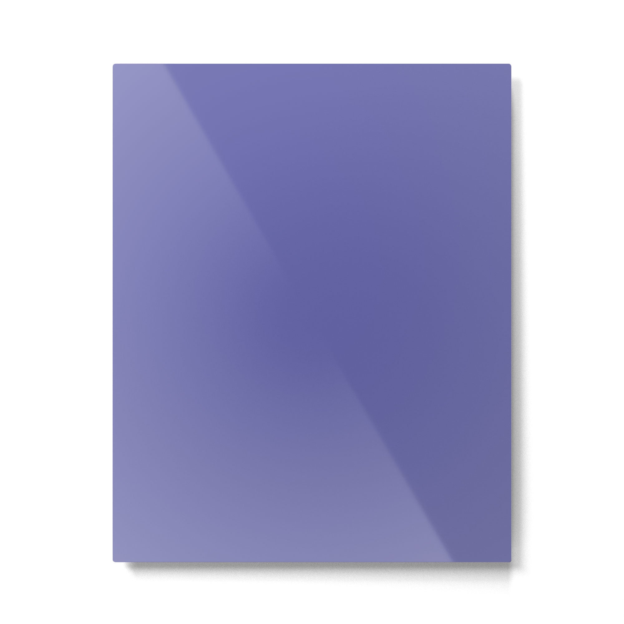 Veri Peri Solid Color Plain Perowinkle Blue Modern Abstract  Metal Print Gallery Image 6