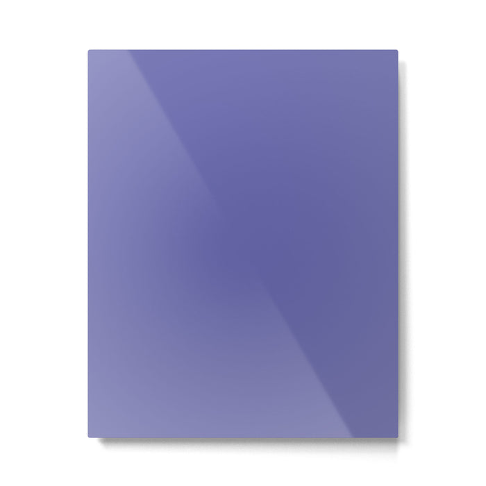 Veri Peri Solid Color Plain Perowinkle Blue Modern Abstract  Metal Print Gallery Image 1