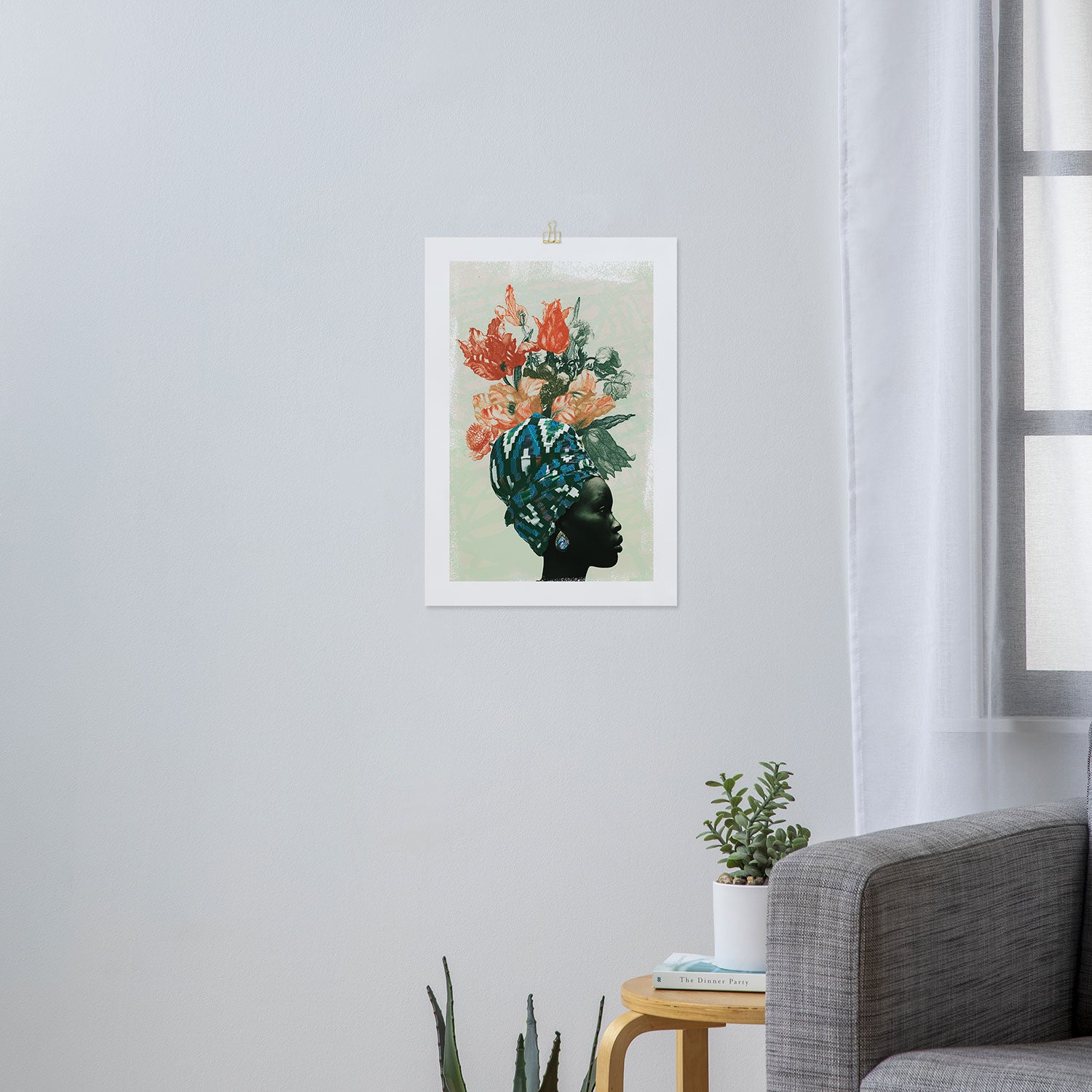 Black & Bloom 3 Art Print Gallery Image 3