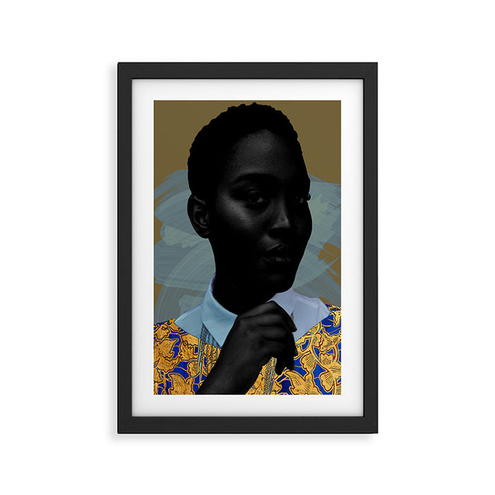 Black Gold Framed Art Print Gallery Image 1