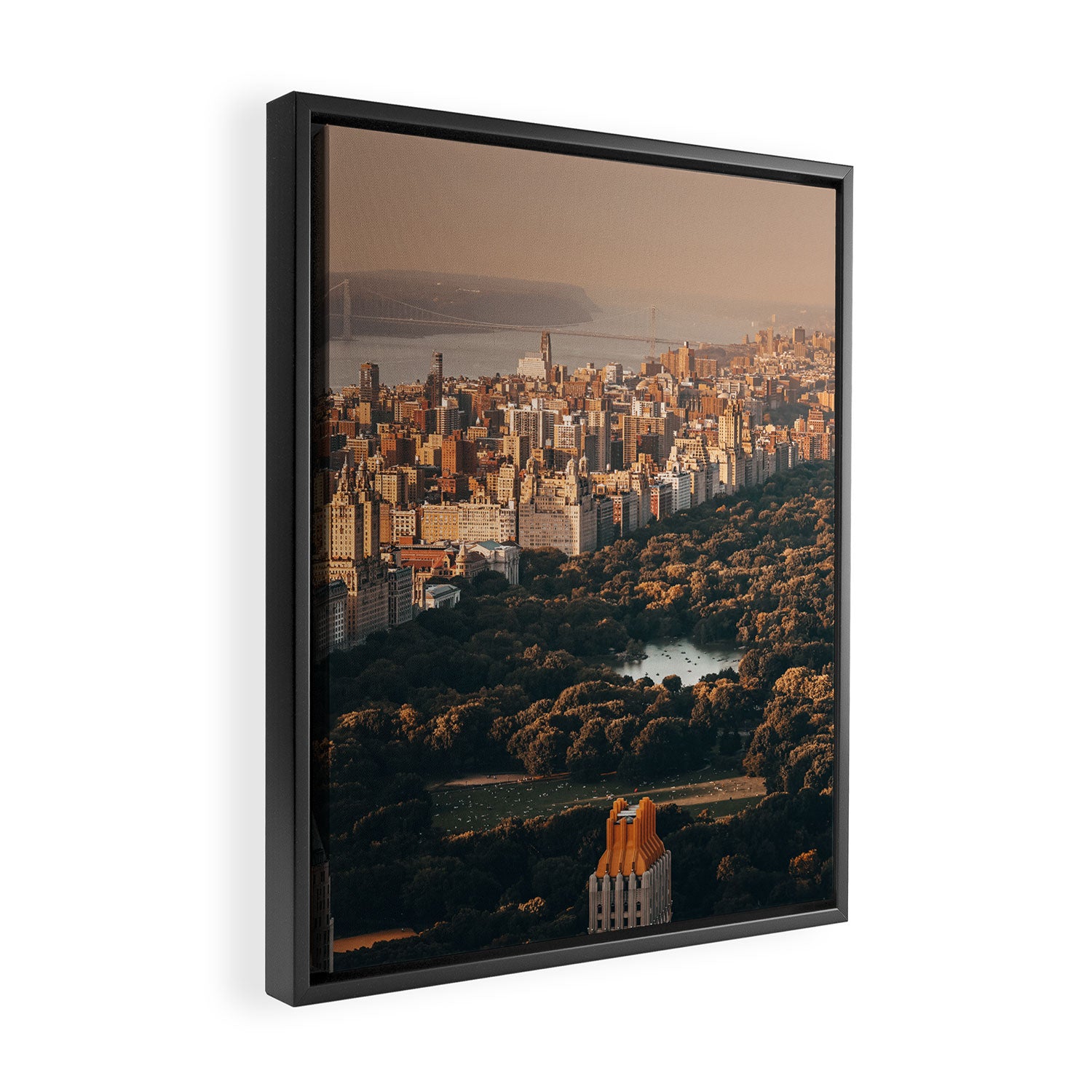New York City Central Park Framed Canvas Print Gallery Image 2