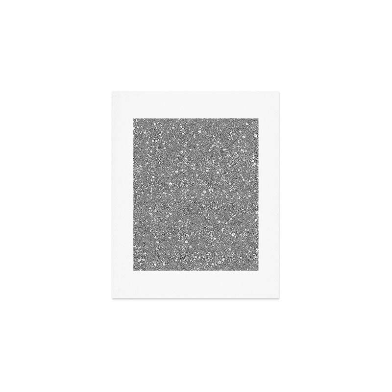 Glitters and Glitz Silver  Art Print Gallery Image 1